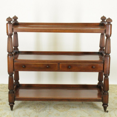 Image for Lot Early Victorian Mahogany Etagere, Mid 19th C.