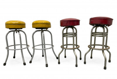 Image for Lot Group of 4 Lloyd Mfg. Co. Bar Stools