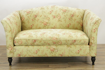 Image for Lot Mitchell Gold Ebonized Sofa