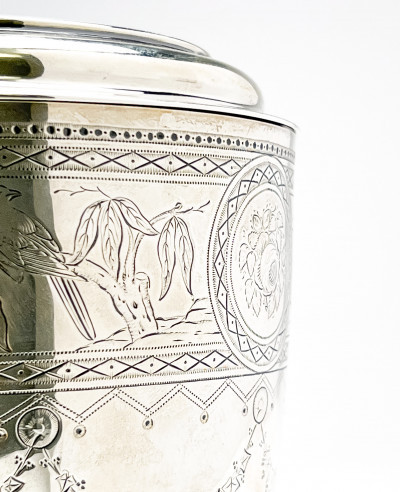 Victorian Sterling Silver Tea Caddy