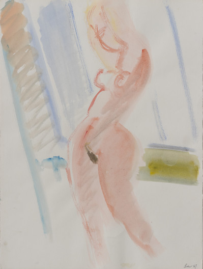 Image for Lot Michael Loew - Standing Pink Nude