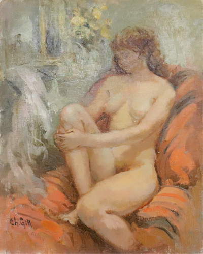 Image for Lot Ch Gill   Nude in Repose