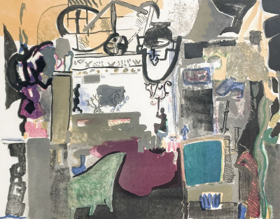 Image for Lot Christopher Curien - Untitled (Abstract Interior)