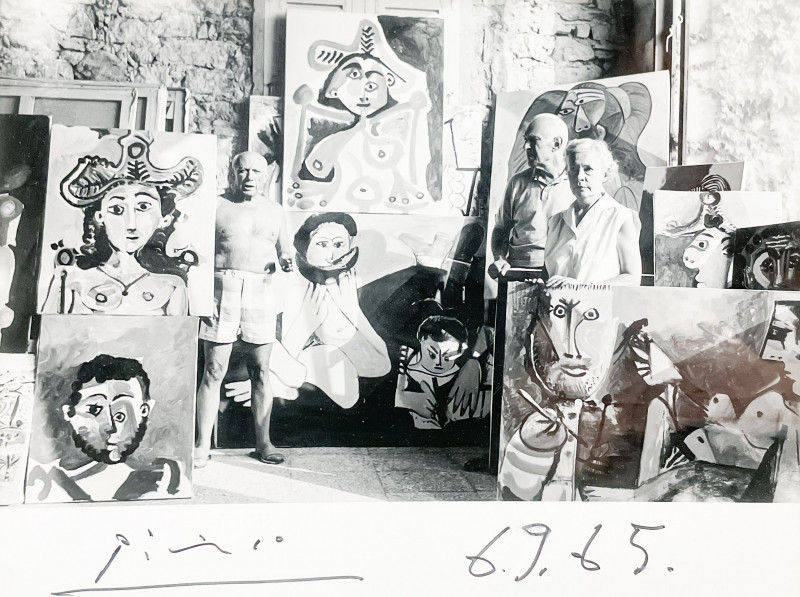 Arnold Newman - Pablo Picasso (signed) photographs with Jane and Sam Kootz