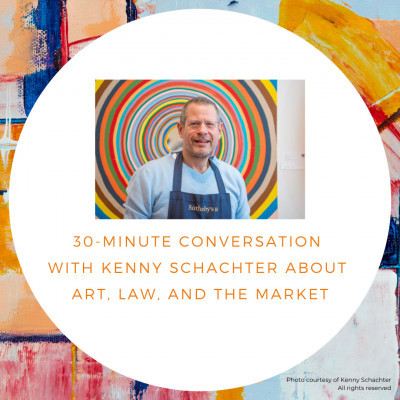 Image 1 of lot 30 minute conversation with Kenny Schachter about art, law, and the market