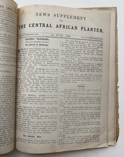 Image 4 of lot 3 issues &apos;Central African Planter&apos; 1896