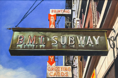 Title Mitchell A. Markovitz - Untitled (B.M.T. Subway) / Artist