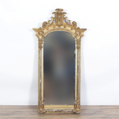 Image for Lot American Baroque Revival Mirror, 19th C.