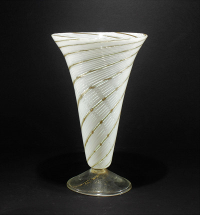 Image for Lot Attr. Dino Martens - Avventurina Glass Vase