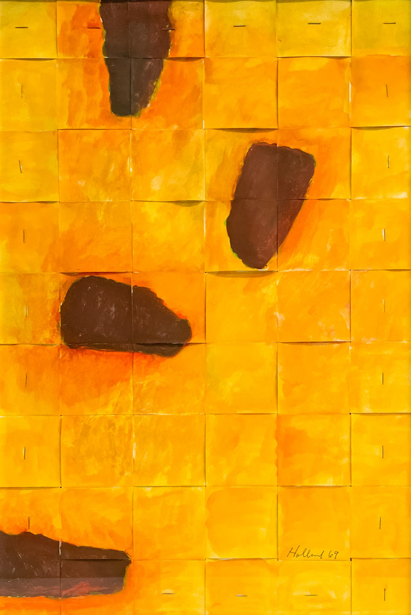 Tom Holland - Untitled (Composition in Yellow and Brown)