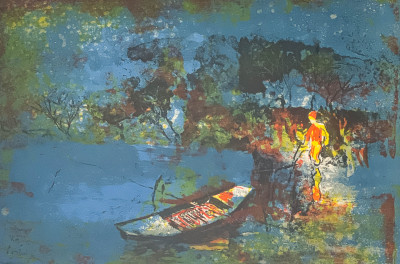 Title Lebadang  - Untitled (Figures and Boat) / Artist