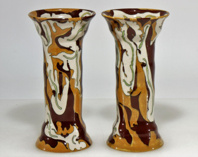 Image for Lot Pair of Colenbrander Ram Arnhem Vases
