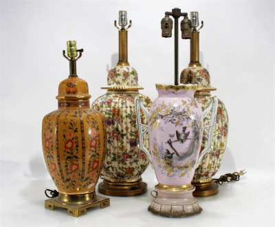 Image for Lot Group Decorative Lamps