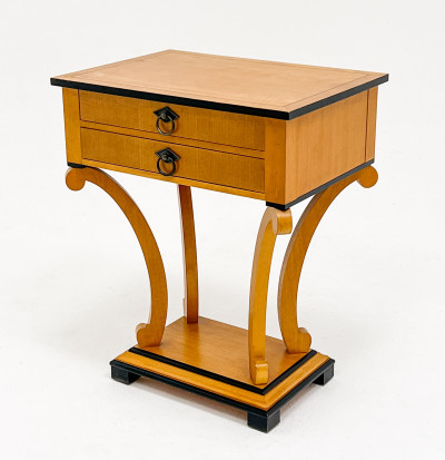 Title Baker Furniture Co. - Biedermeier Style End Table / Artist