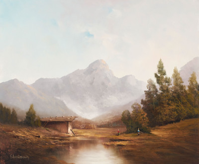 Title Karl Schmidbauer - Fishing Lake / Artist