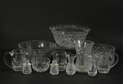 Image for Lot Waterford Crystal Tabletop Items