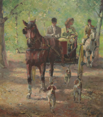 Image for Lot Ludwig Gschossmann - Carriage Ride