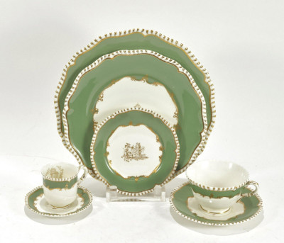 Image for Lot Royal Worcester Bone China Partial Dinner Svc.