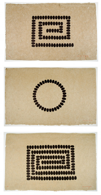 Richard Long - Untitled (A, B and C - Horizontal)