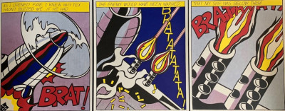Roy Lichtenstein - As I Opened Fire Triptych