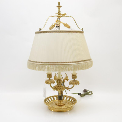 Image for Lot Regency Style Ormolu Bouillotte Lamp