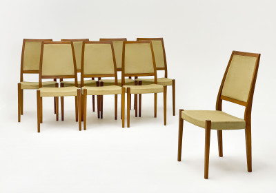 Image for Lot Svegards Markaryd Swedish Dining Chairs, Set of 8