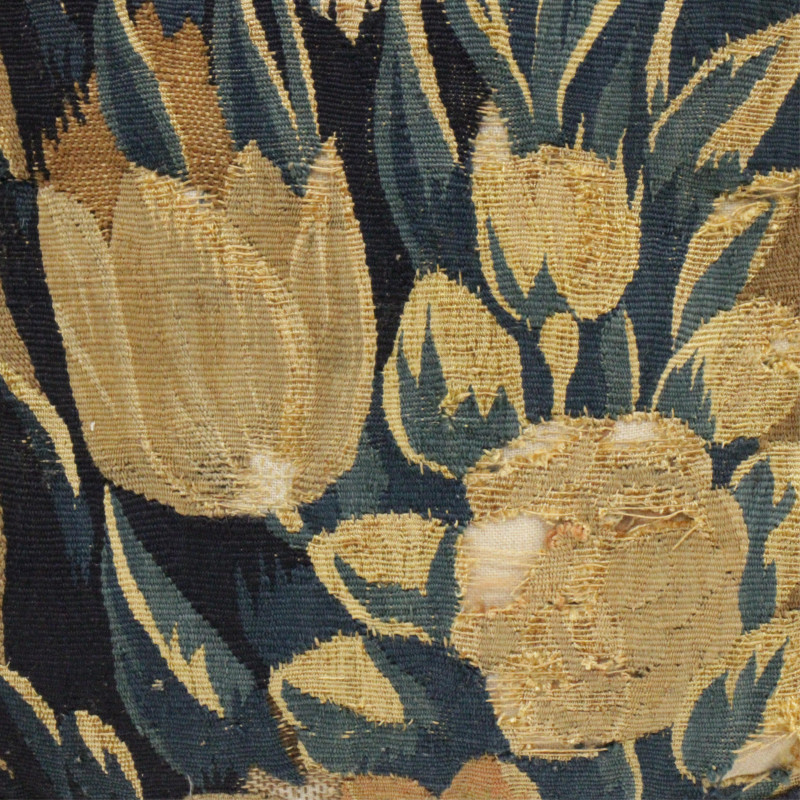 Image 4 of lot 3 18th C Tapestry Fragment Pillows