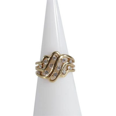 Image for Lot Contemporary Diamond Ring