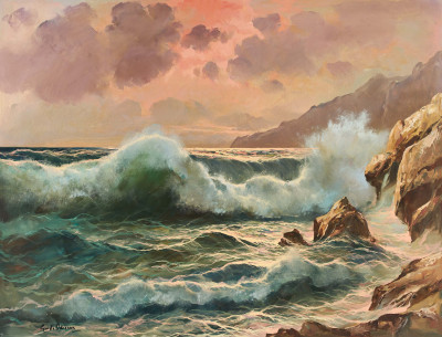 Image for Lot Guido Odierna - Capri Seascape