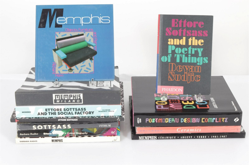 11 Books - Memphis School & E. Sottsass