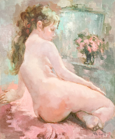 Image for Lot Christianne Gillonier - Sitting Nude Woman