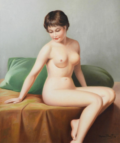 Robert Duflos - Nude on Bed