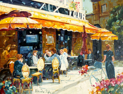 Image for Lot Unknown Artist - Cafe