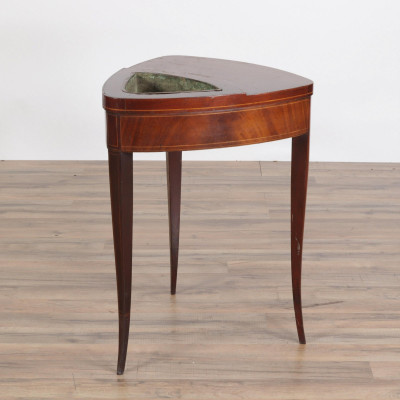 Image for Lot Edwardian Mahogany Side Table with Jardiniere