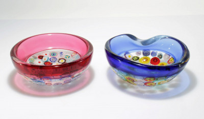 Image for Lot Archimede Seguso - Millefiori Glass Bowls