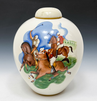 Image for Lot Pierre-Auguste Gaucher for Sèvres Large Porcelain Vase