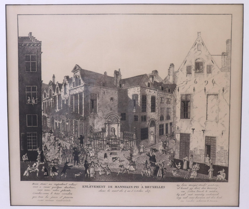 Image 3 of lot 3 Prints of Towns; John Benn Bruxelles Valery