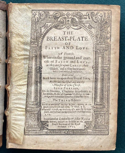 Image for Lot John Preston. Breast-Plate of Faith and Love 1632