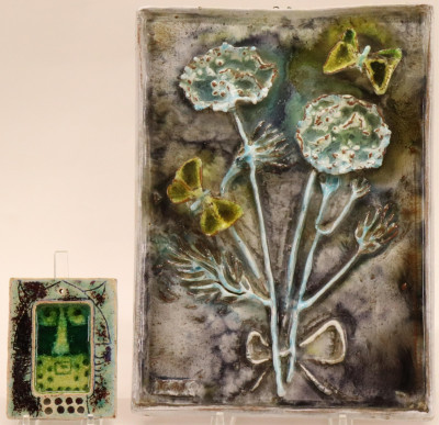 Title Ugo Lucerni, Flowers Butterflies Plaque & Other / Artist