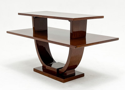 Image for Lot Jules Leleu - Art Deco Two-Tier Table