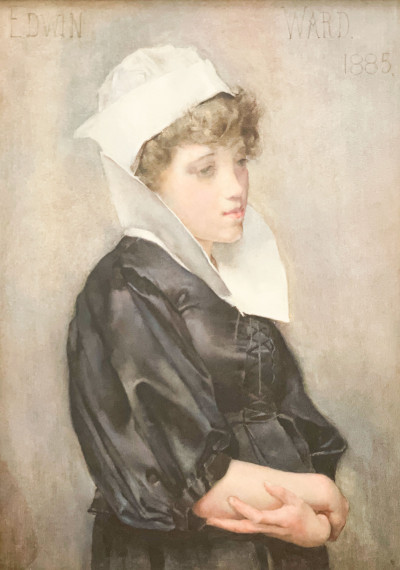 Edwin Arthur Ward - Portrait of a Young Woman