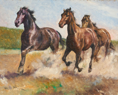 Image for Lot Pál Fried - Arabian Stallions