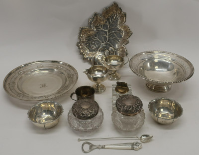Image for Lot Eur./Am. Sterling Silver Pieces,19th - 20th C.