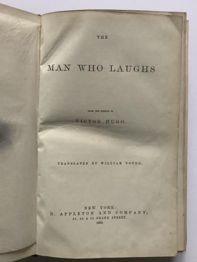 Image for Lot Victor Hugo, The Man Who Laughs (L?Homme qui rit)
