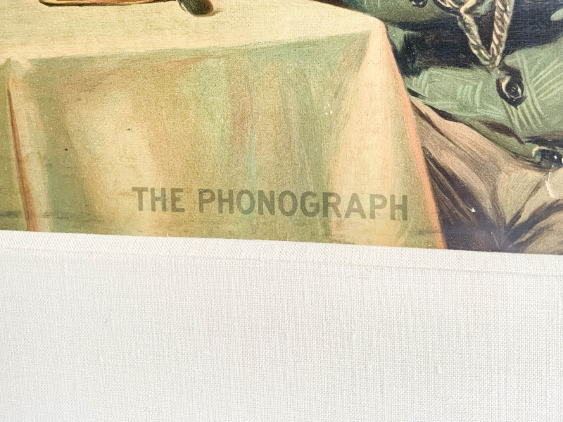 Edison Cylinder Phonograph Advert