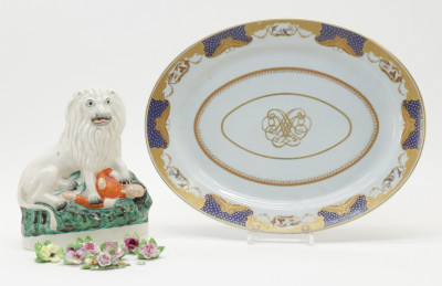 Image for Lot Porcelain Items; 19th C Staffordshire Mottahedeh