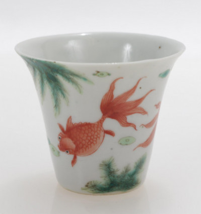 Image for Lot Chinese Porcelain Flared Cup 19th C
