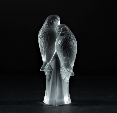 Image for Lot Lalique Parakeets