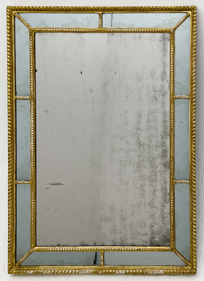 Image for Lot Georgian Style Paneled Mirror