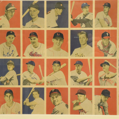 Image 2 of lot 1949 Bowman Baseball Card Uncut Sheet